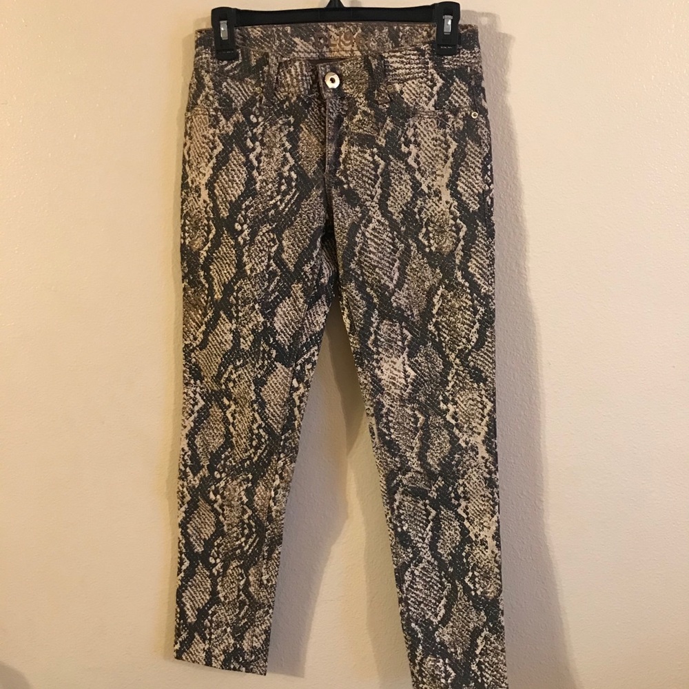 DL 1961 Snake Skin Print Jeans Sz 26